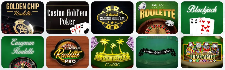 Giochi da tavolo al Scommesse Italia Casino